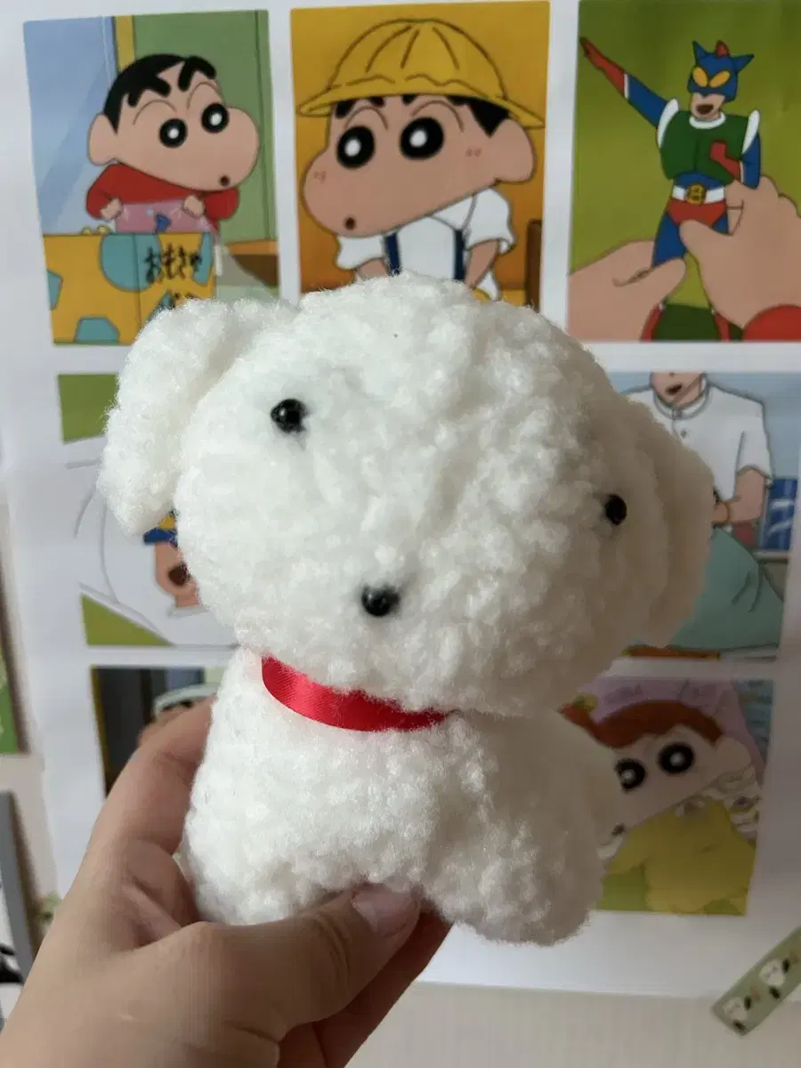 고전 흰둥이 인형