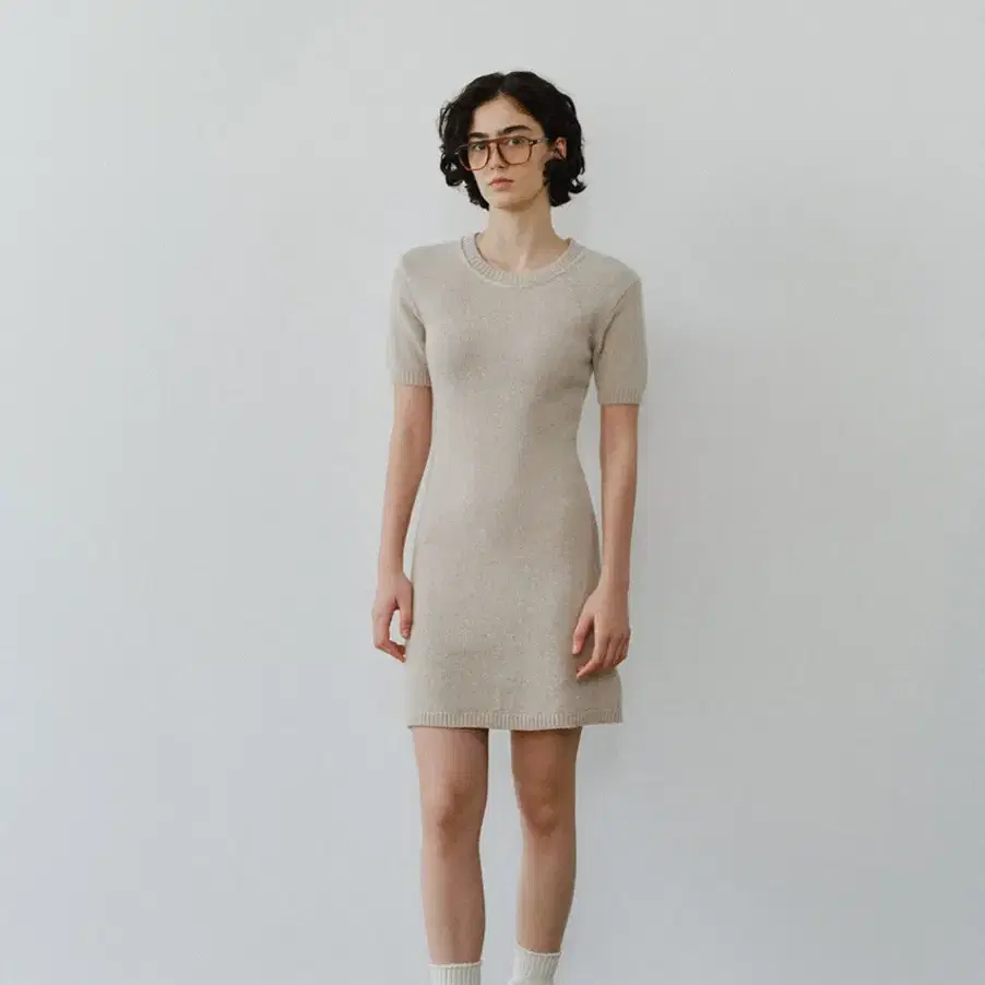 유라고 니트 원피스 유라고 Merino wool knit dress