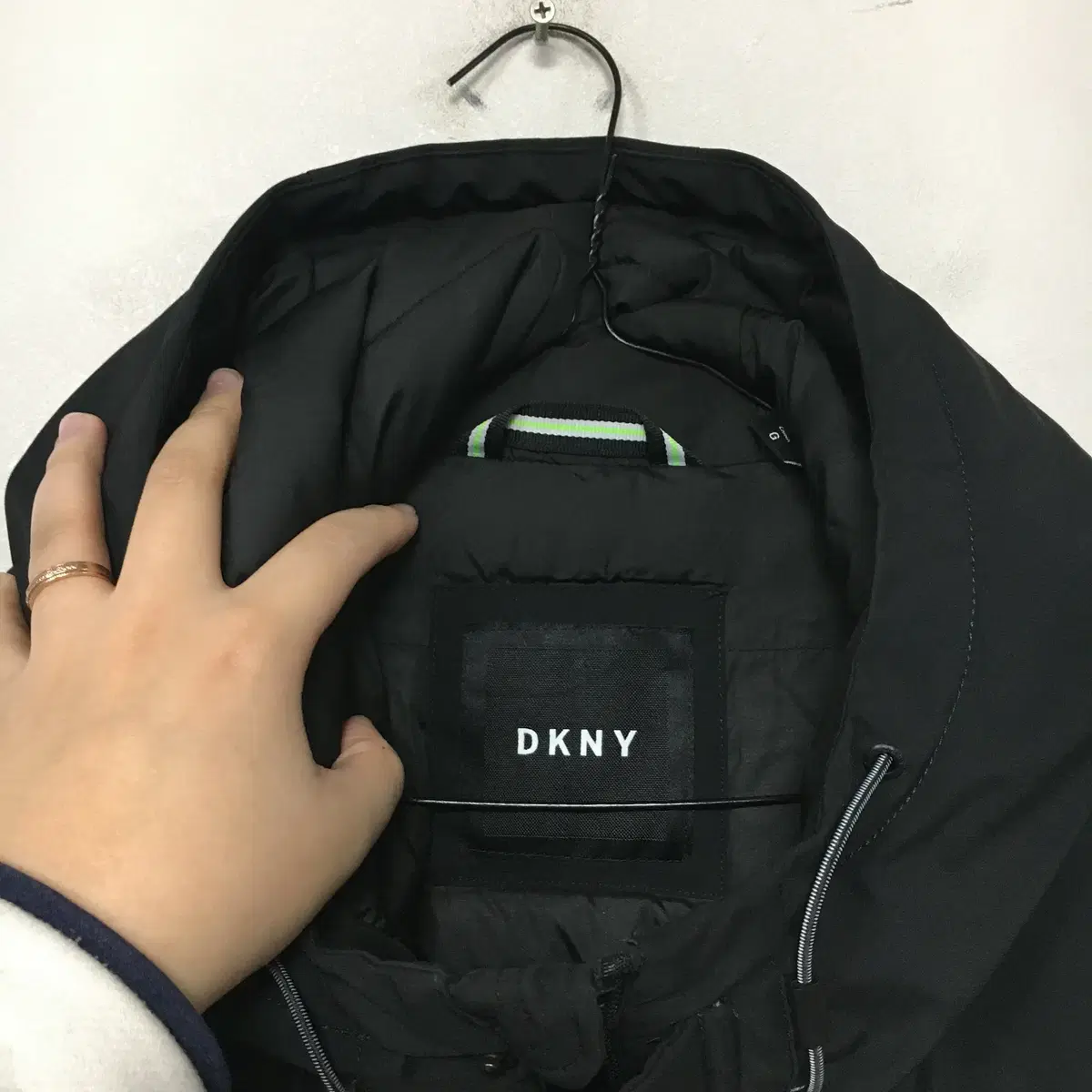 DKNY 도나카란 남성 후드 패딩 자켓 L