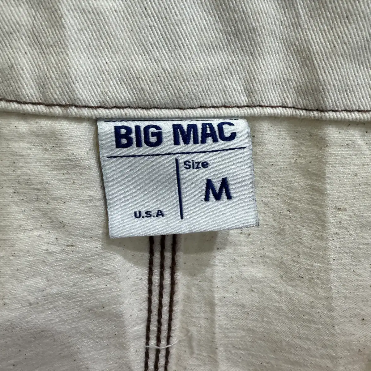 BIG MAC 화이트 데님 자켓