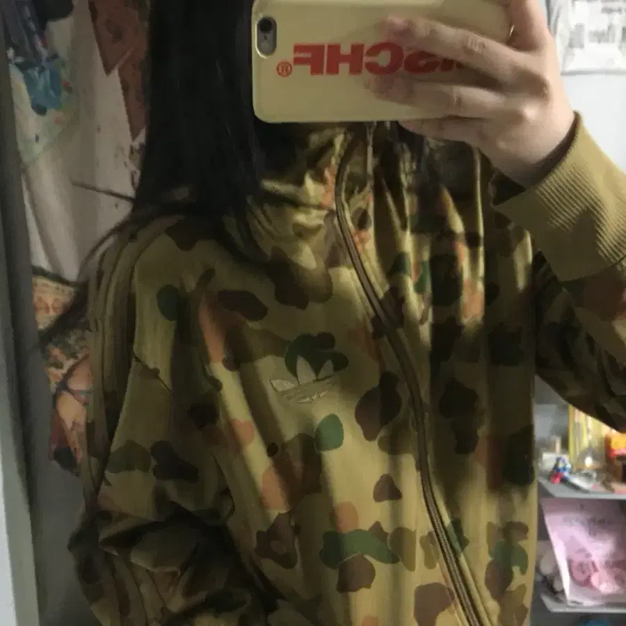 아디다스 카모 구파 져지 camo firebird jersey