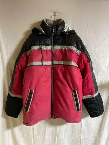 PELLE CYMA 가죽 다운 재킷