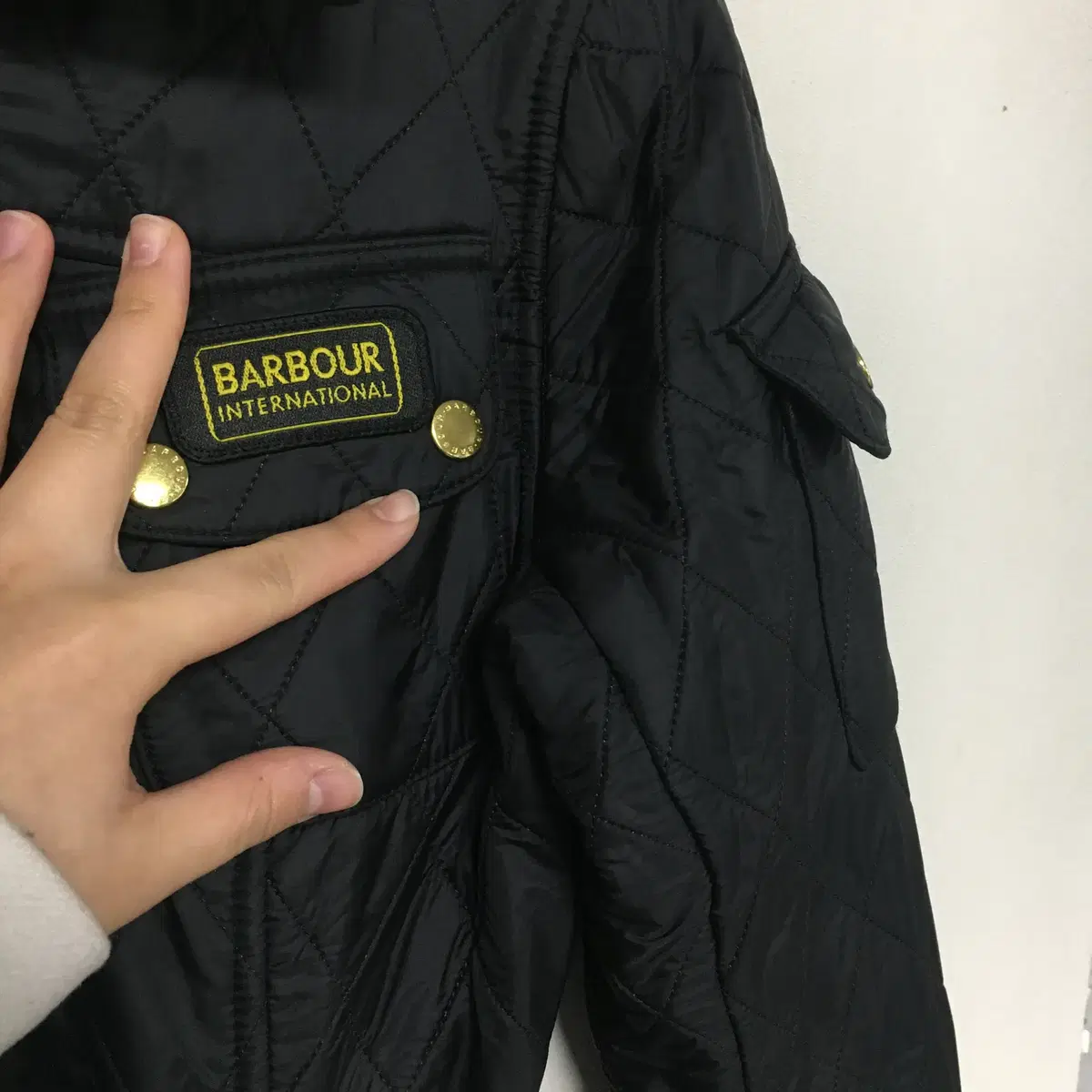 BARBOUR 바버 인터내셔널 폴라 퀼팅 자켓 (44)