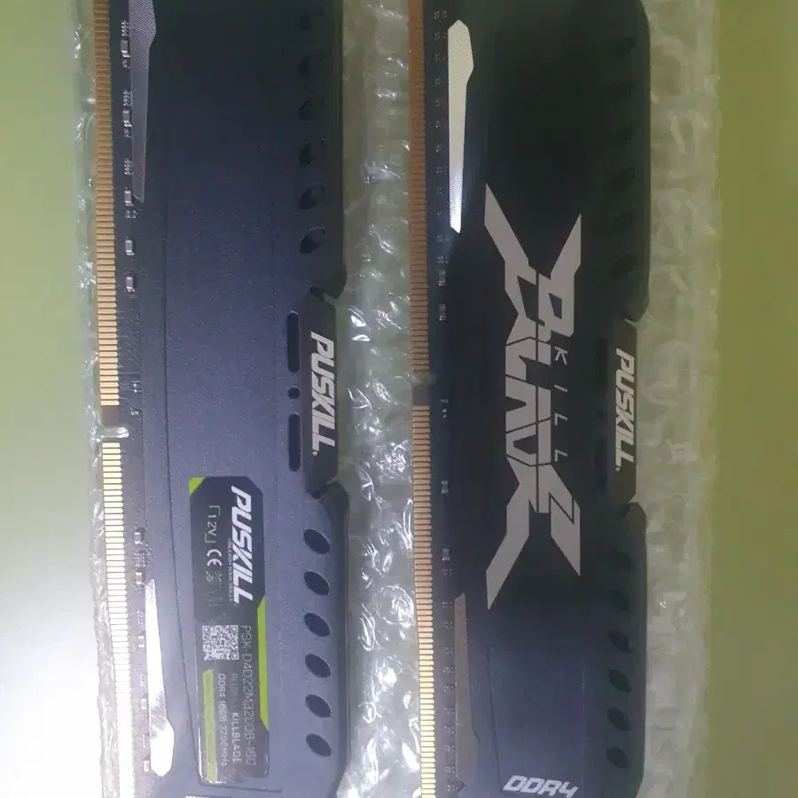 puskill ddr4 3200 16g 2개 팝니다