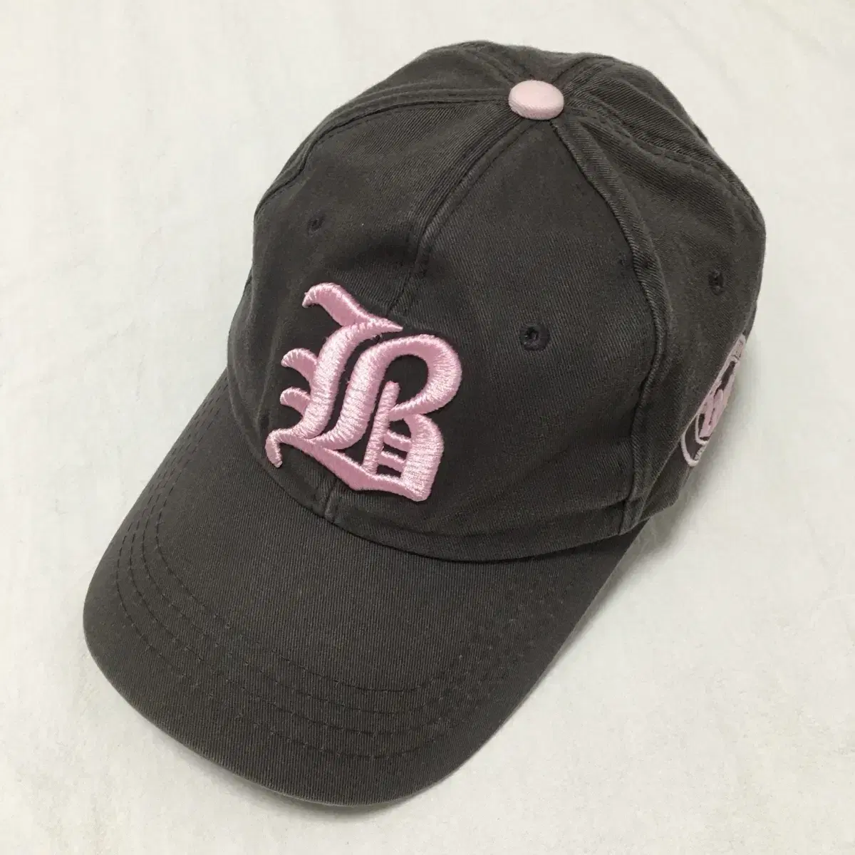 VINTAGE brown pink ball cap