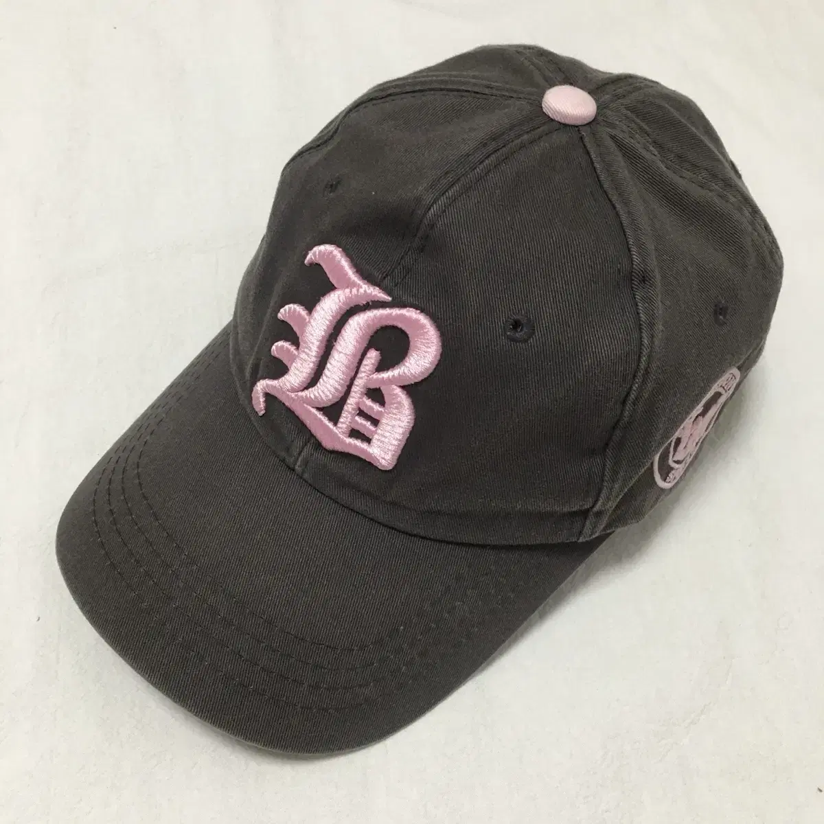 VINTAGE brown pink ball cap