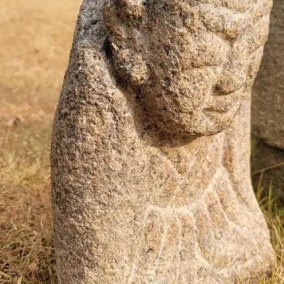 오래된민불(석제나한상) 조경석 불상