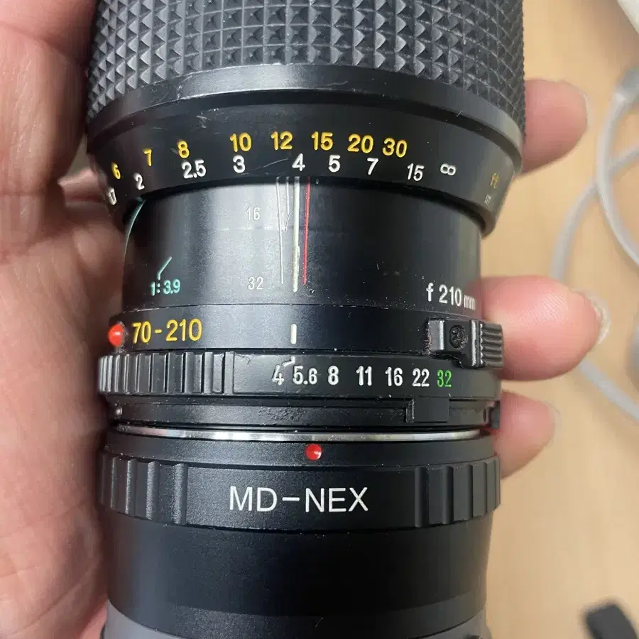 md70-210 f4 MD-NEX 마운트 어댑터