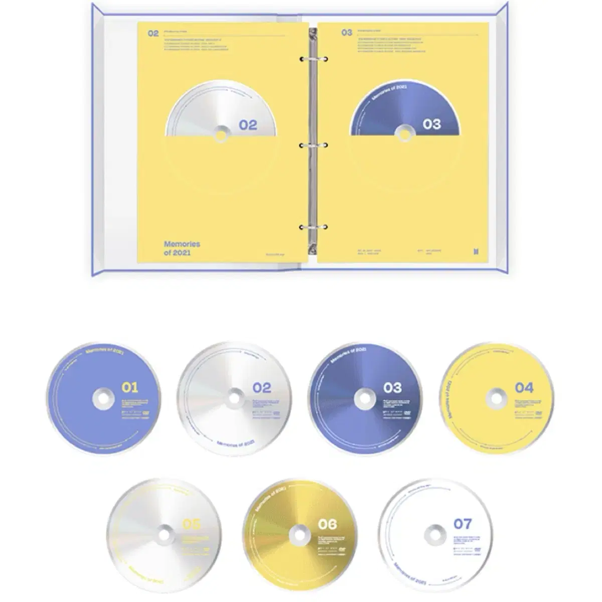 방탄소년단 2021 메모리즈 DVD 일괄 판매 양도