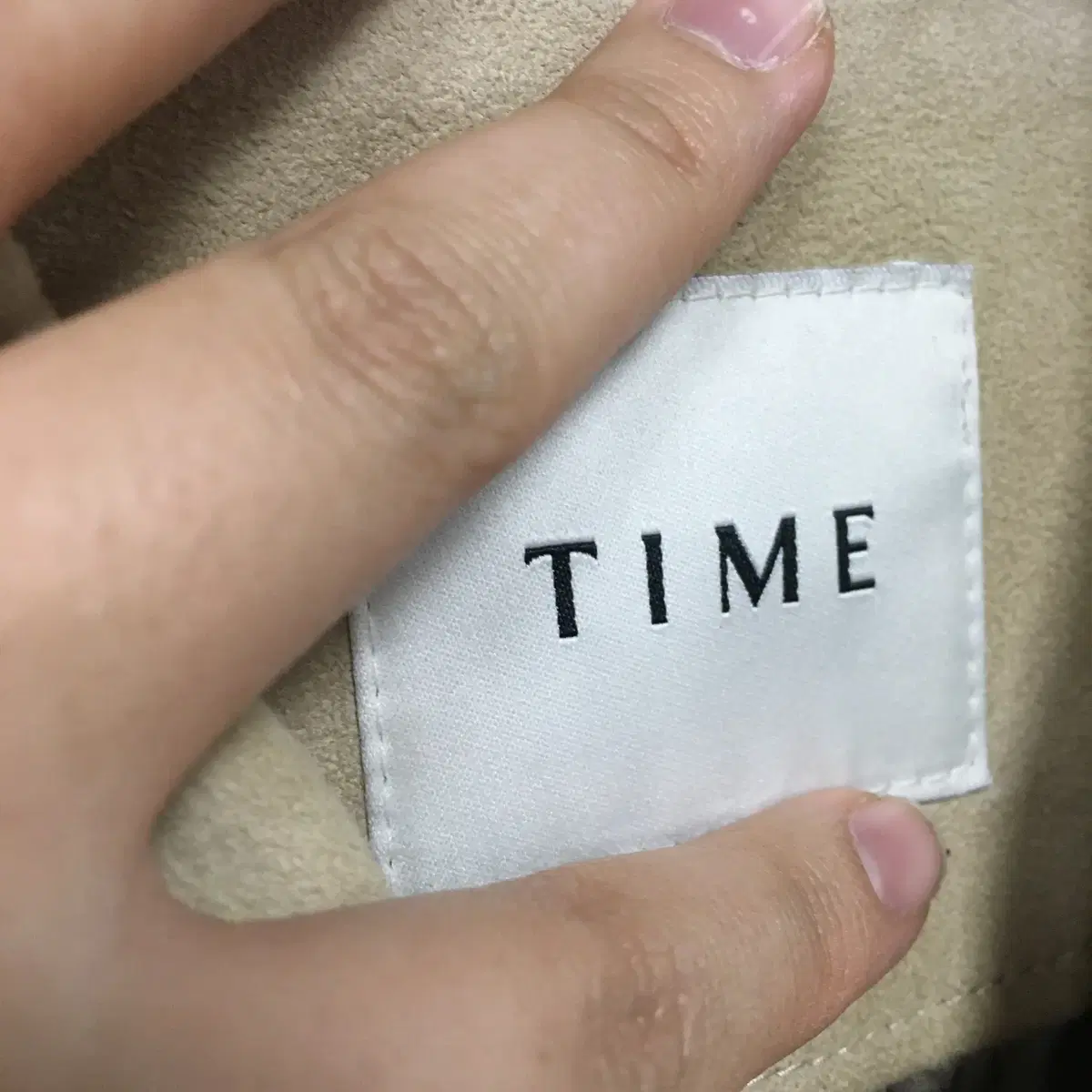 TIME 타임 옴므 22FW 램스킨 스웨이드 자켓 95