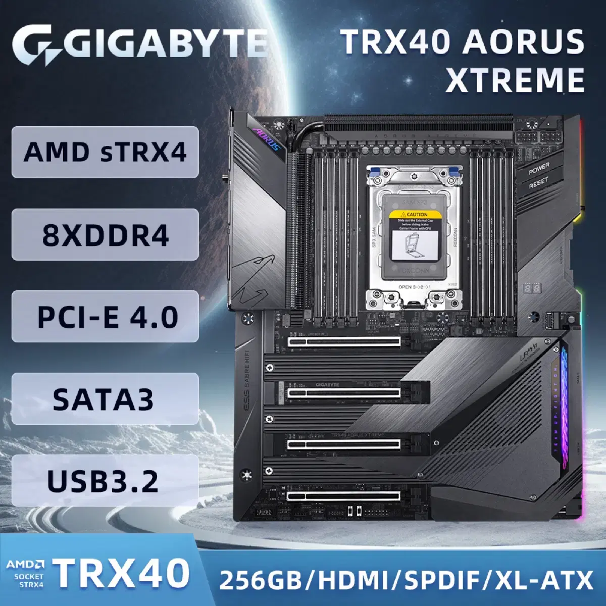Aorus Trx40 Motherboard Buy Gigabyte TRX40 AORUS XTREME TRX4 XL