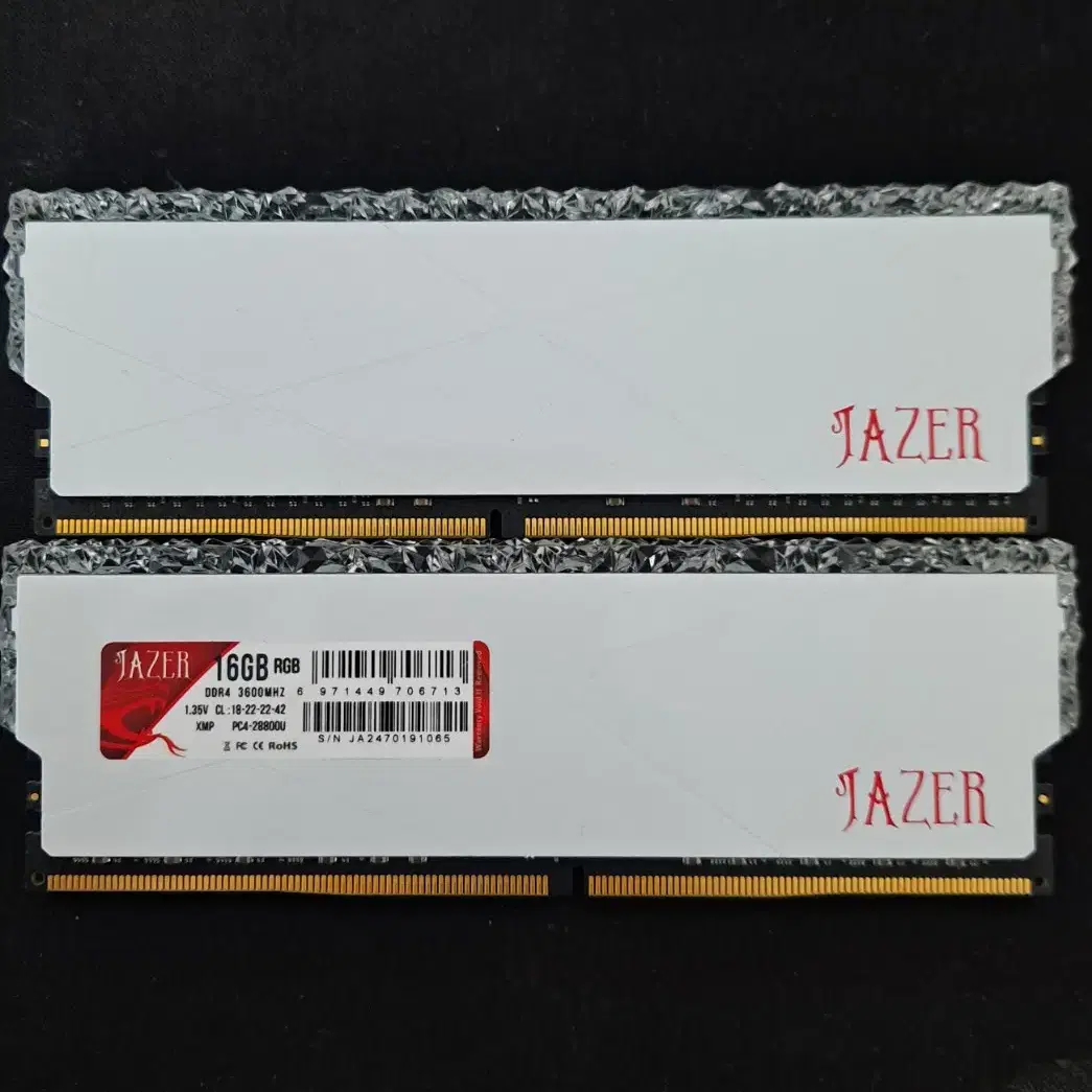 JAZER DDR4 XMP 2.0 3600MHz 32GB (삼성모듈)