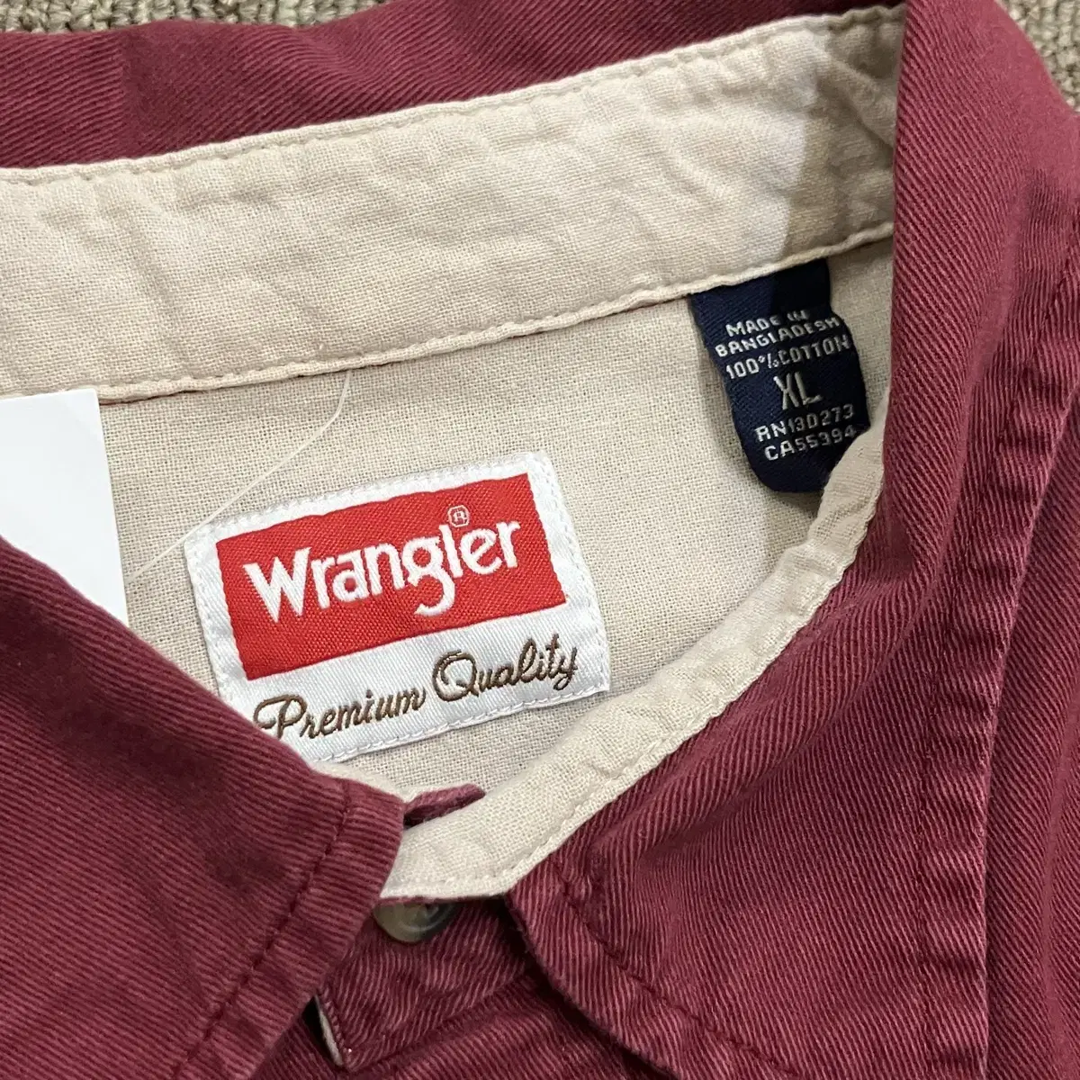 (XL) Wrangler 랭글러 워크 셔츠