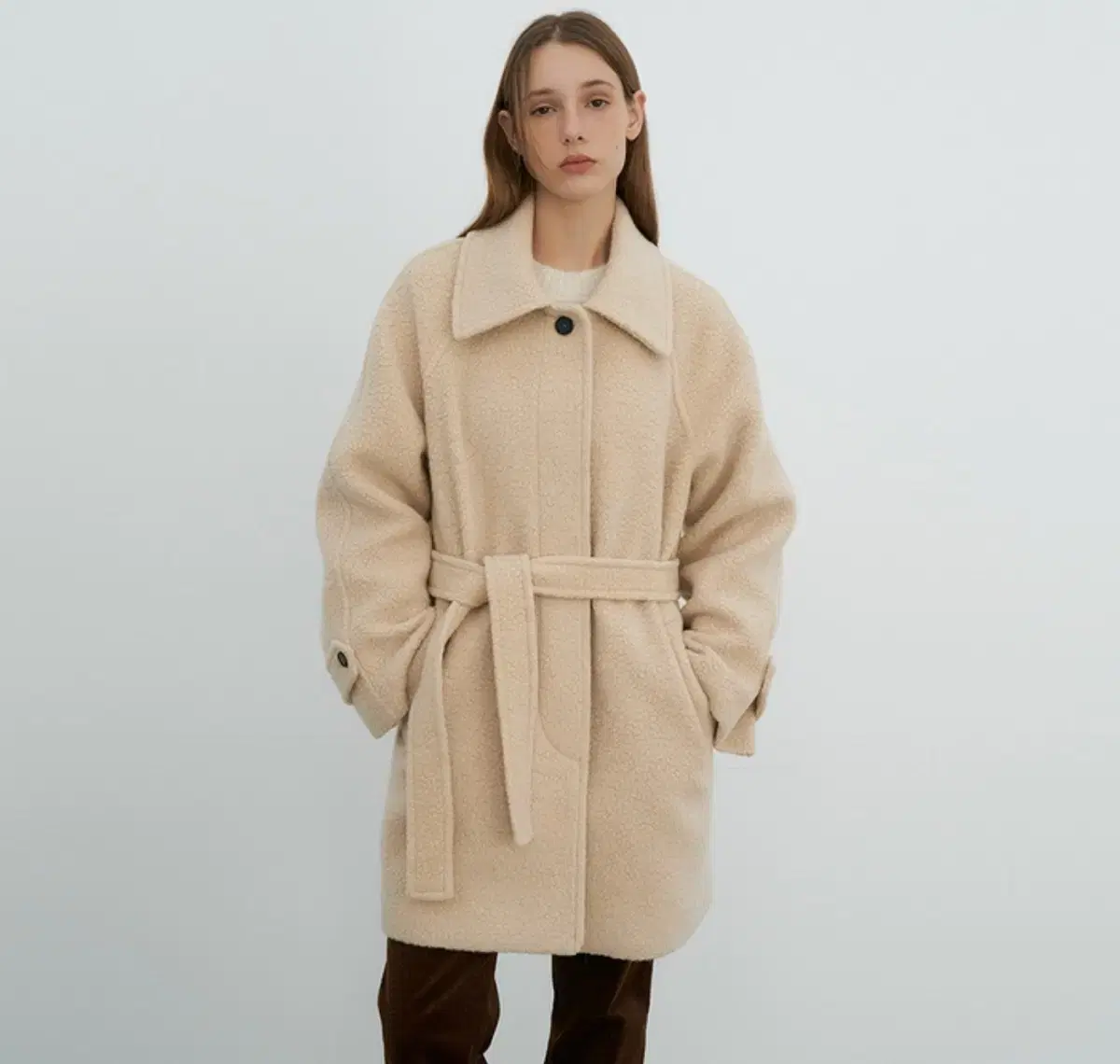 Verbom Alpaca Half Coat