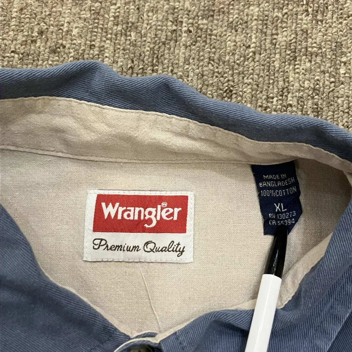 (XL) Wrangler 랭글러 워크 셔츠