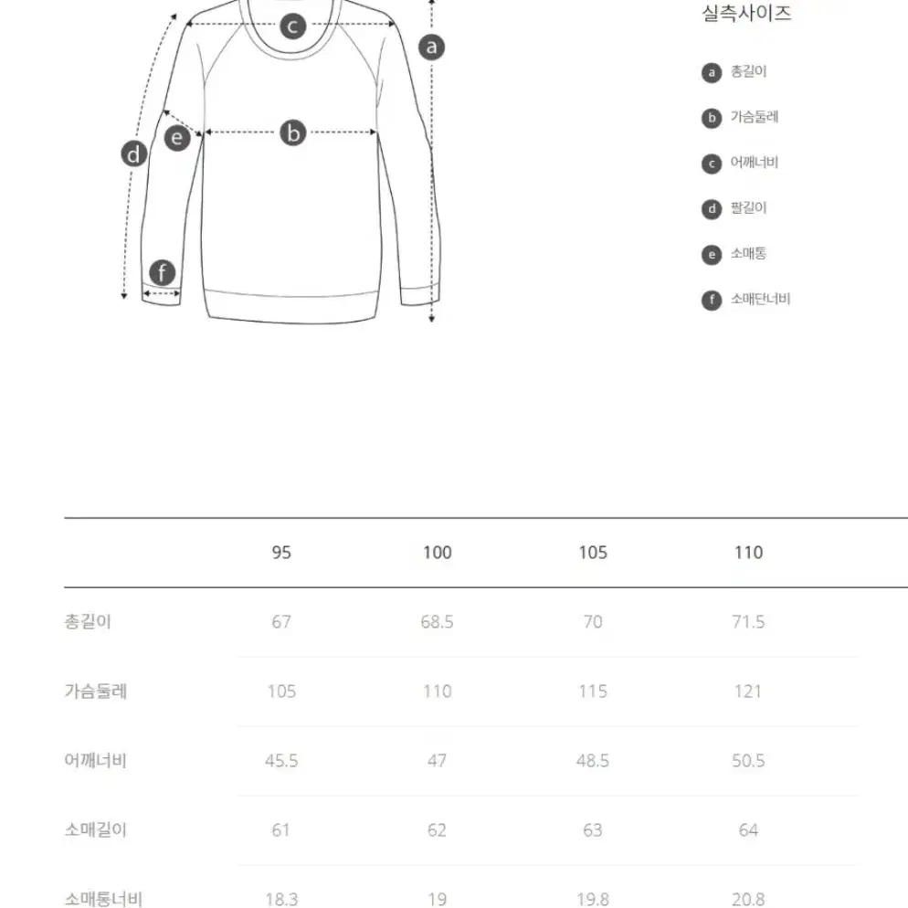 코오롱시리즈 이중우수 라운드 스웨터