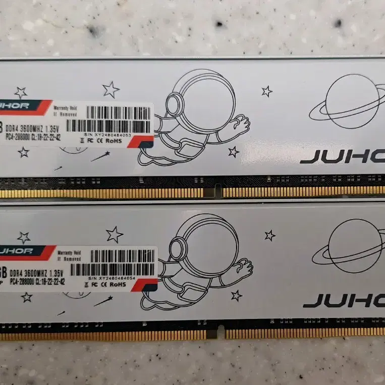 JUHOR DDR4 32GB XMP 2.0 3600MHz (삼성모듈)