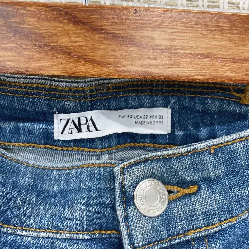 자라 ZARA 디스트로이드진 데님 청바지 32인치 K07924