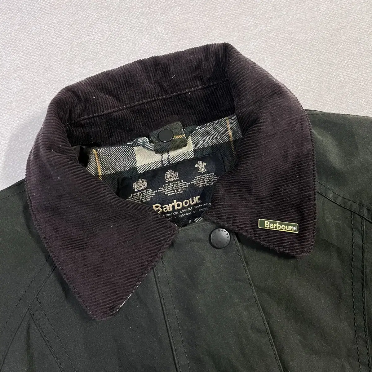 95 BARBOUR 바버 하프 자켓