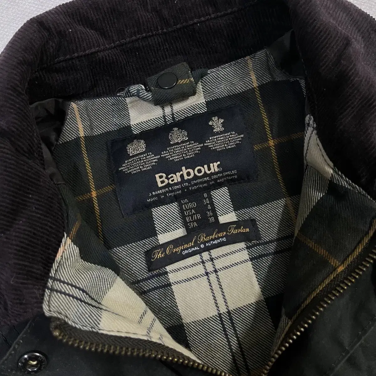 95 BARBOUR 바버 하프 자켓