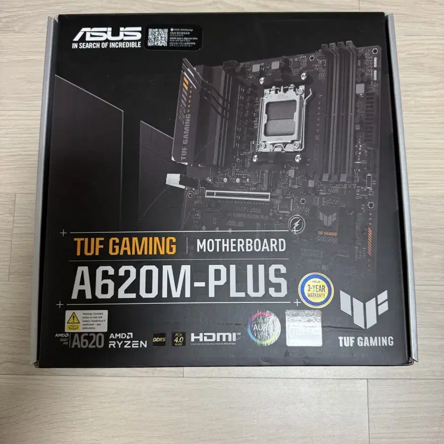 ASUS TUF GAMING A620M-PLUS 메인보드