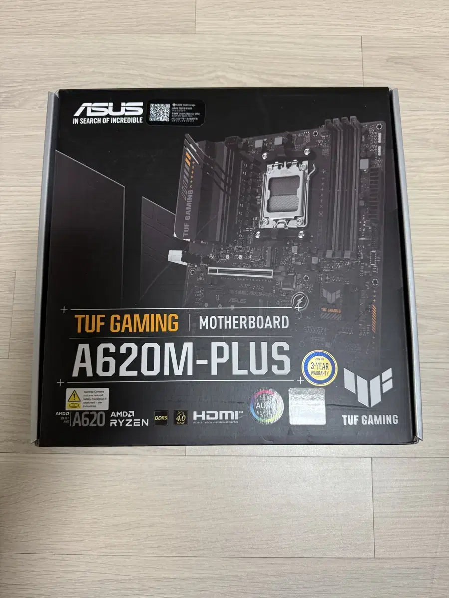 ASUS TUF GAMING A620M-PLUS 메인보드