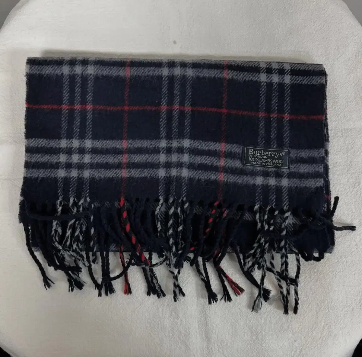 Burberry Navy Muffler