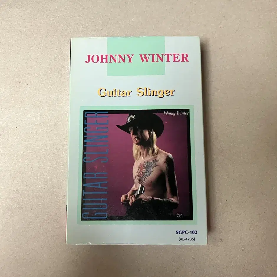 블루스 기타리스트 조니윈터 Johnny winter 카세트 테이프