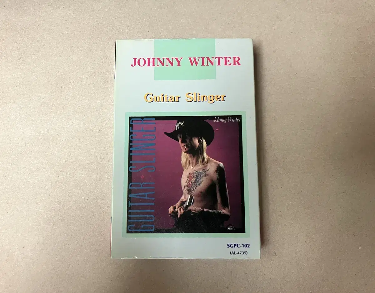 블루스 기타리스트 조니윈터 Johnny winter 카세트 테이프