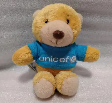 UNICEF 유니세프 곰 키링 봉제 인형