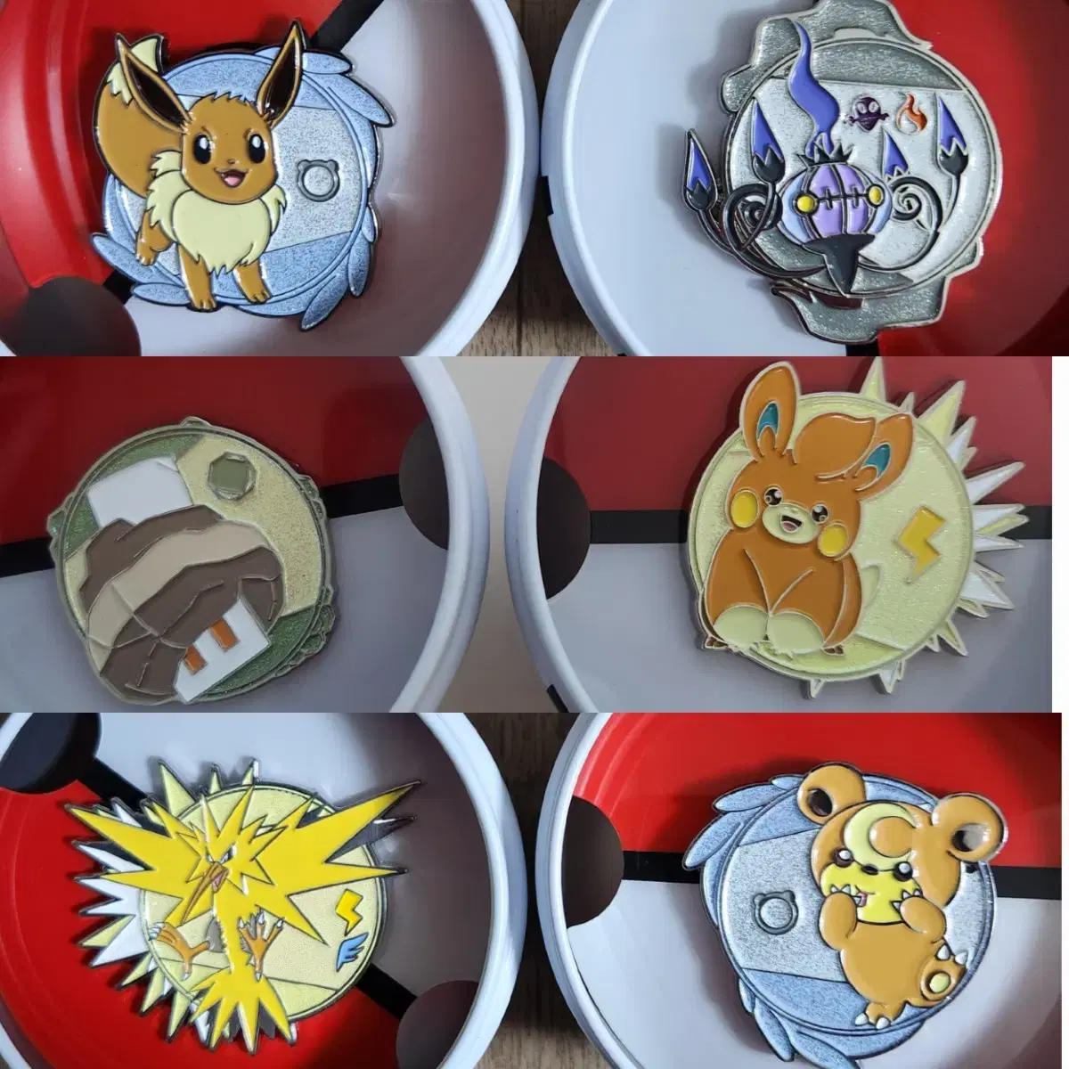 Pokémon pop up Random Badge Eevee Chandela Thunder Gyarados Parmo Bebesalt