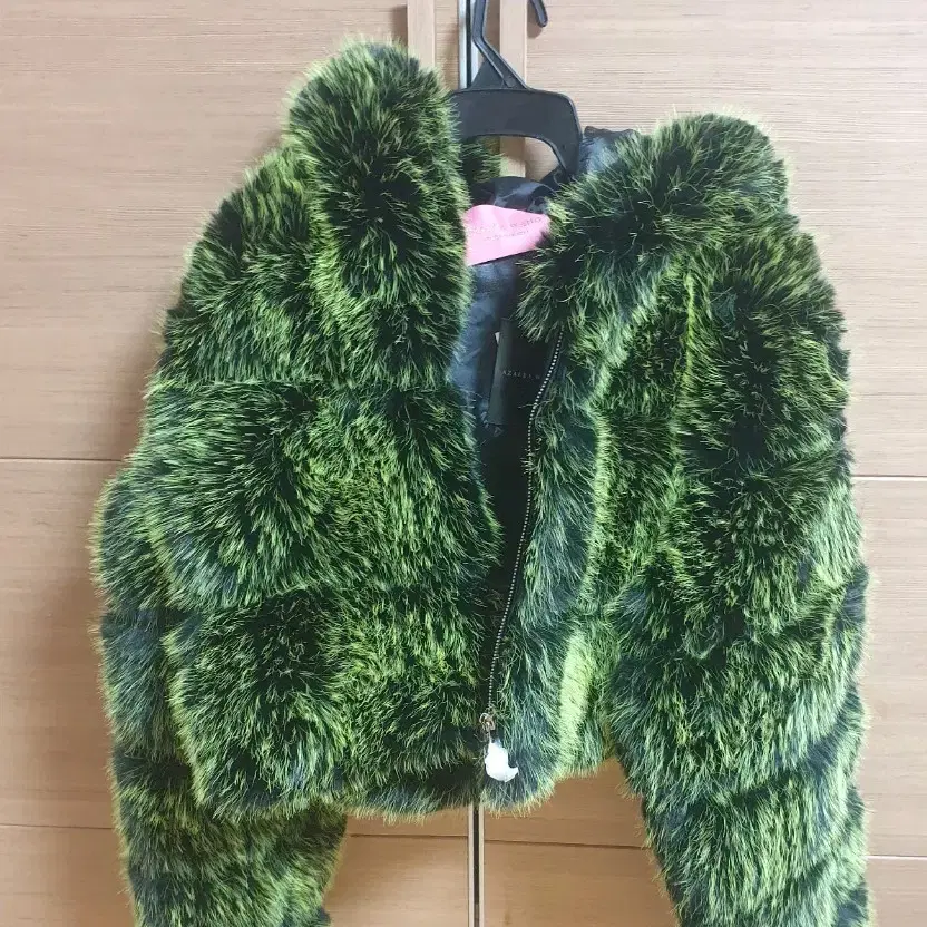 Azalea Wang 3d faux fur 빈티지 퍼 자켓