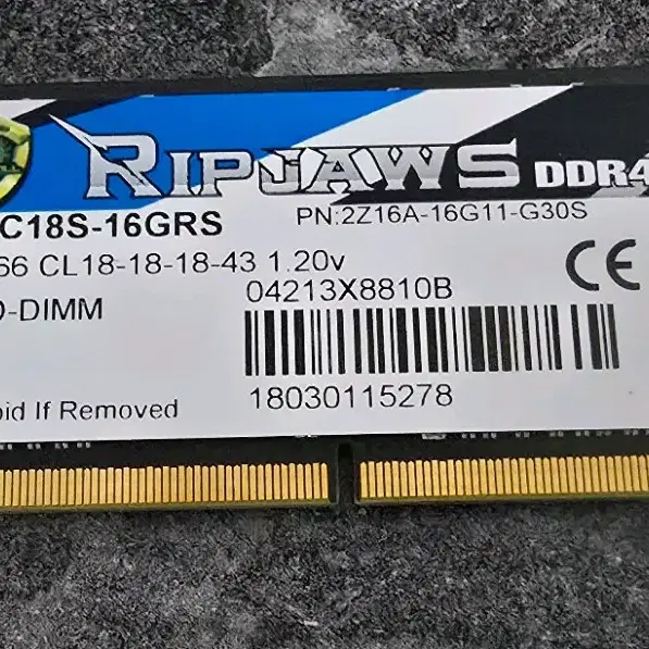 지스킬 립죠스 DDR4-2666 16GB 노트북용