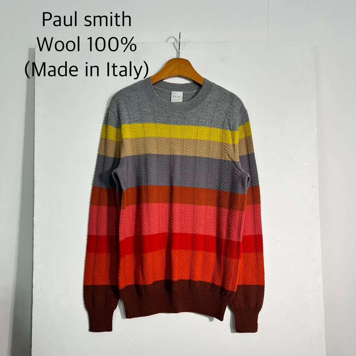 Paul smith 폴스미스 울100% 니트