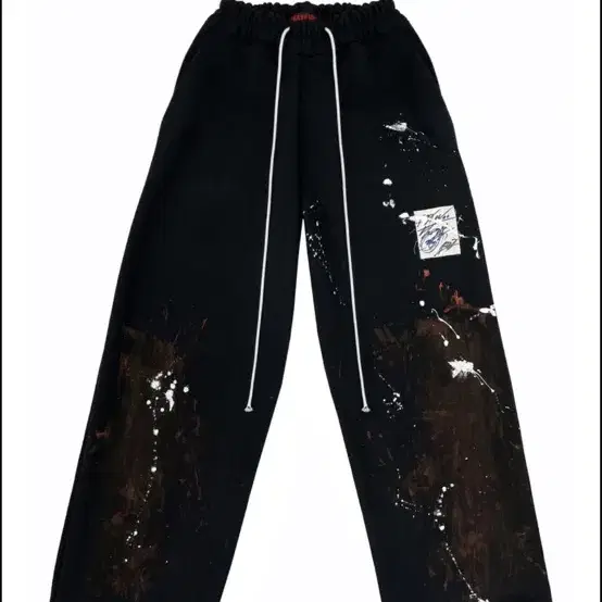 pax 00100 PAINTED OVERSIZED SWEATPANTS