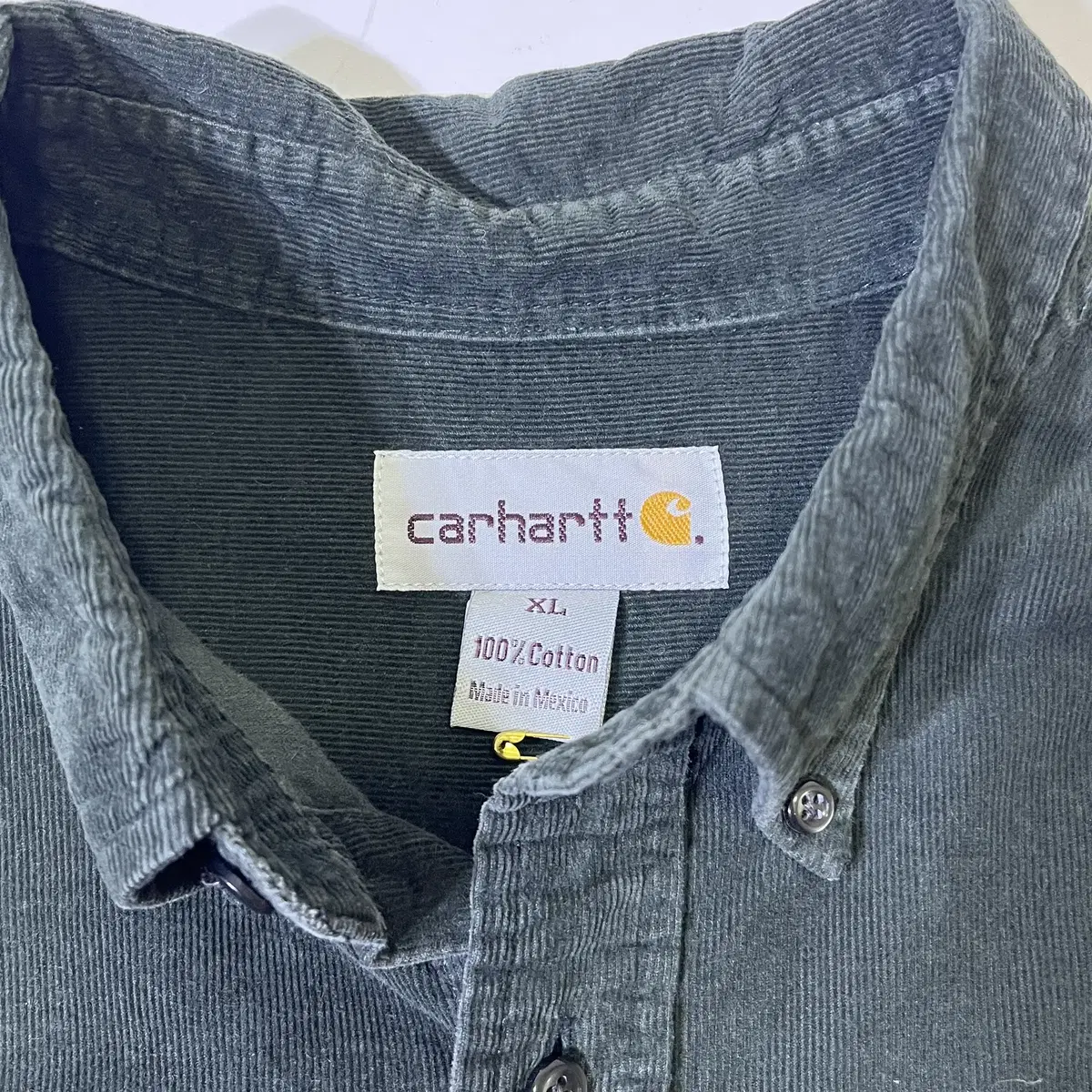 Carhartt 칼하트 코듀로이 워크 셔츠 (XL/105) A6_2932