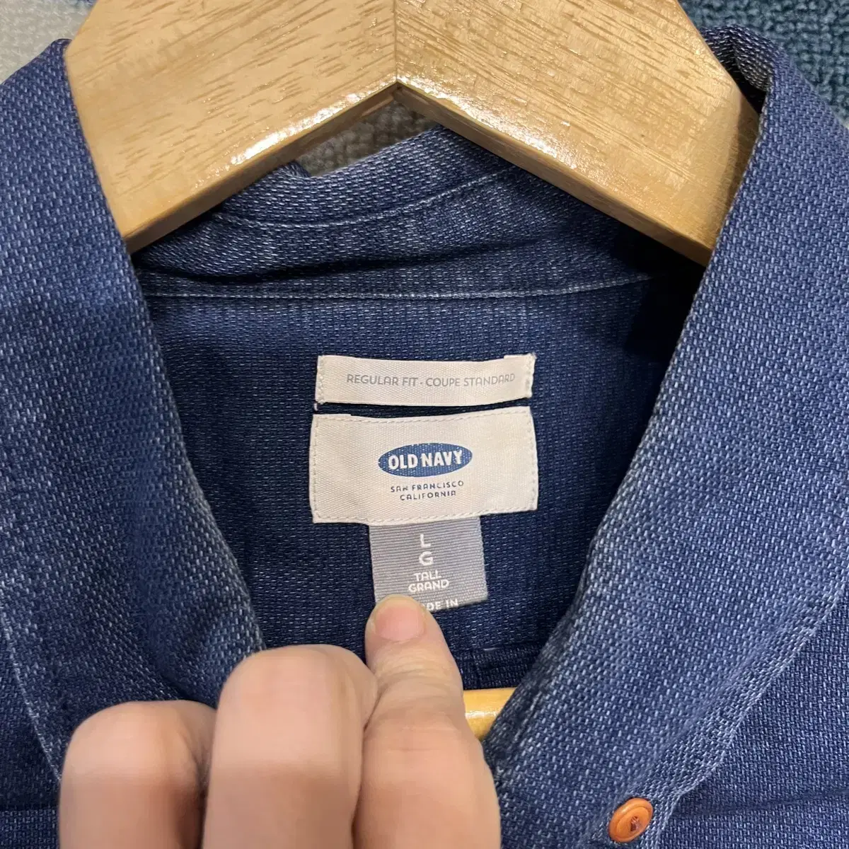 old navy 올드네이비 데님셔츠XL 청남방