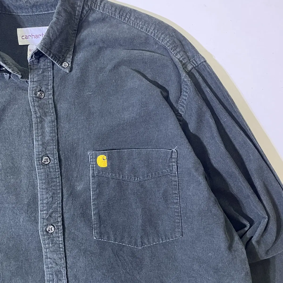 Carhartt 칼하트 코듀로이 워크 셔츠 (XL/105) A6_2932