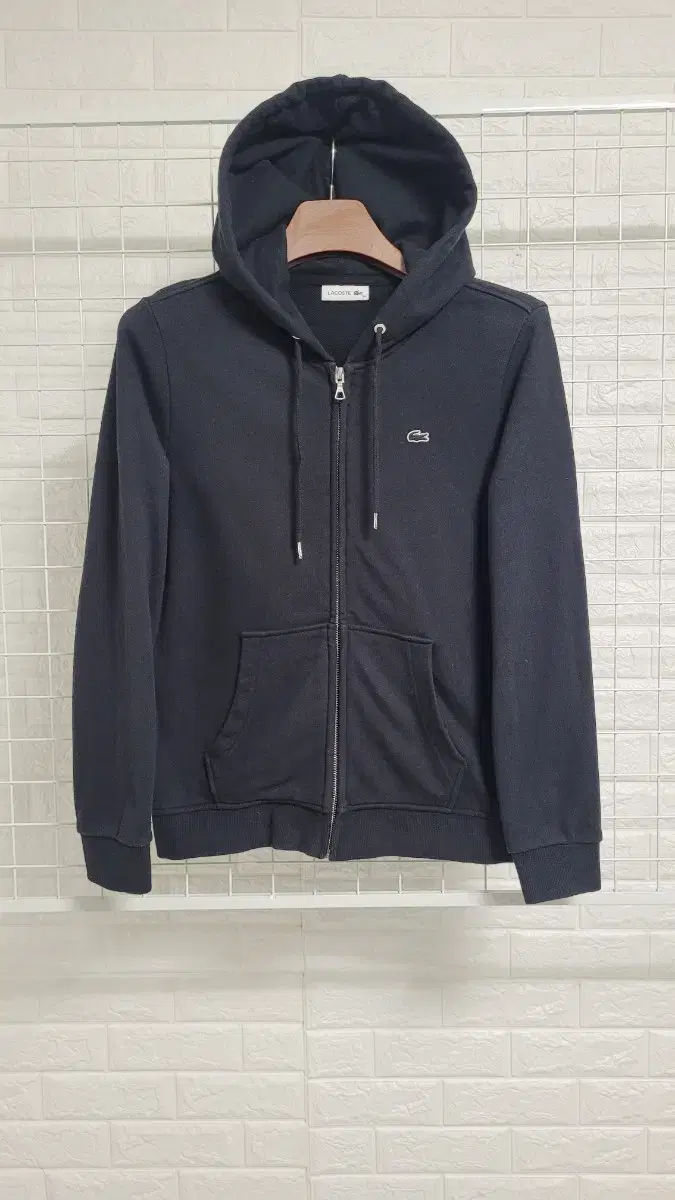 [S]LACOSTE라코스테 여성 블랙 후드집업자켓 데일리룩 S