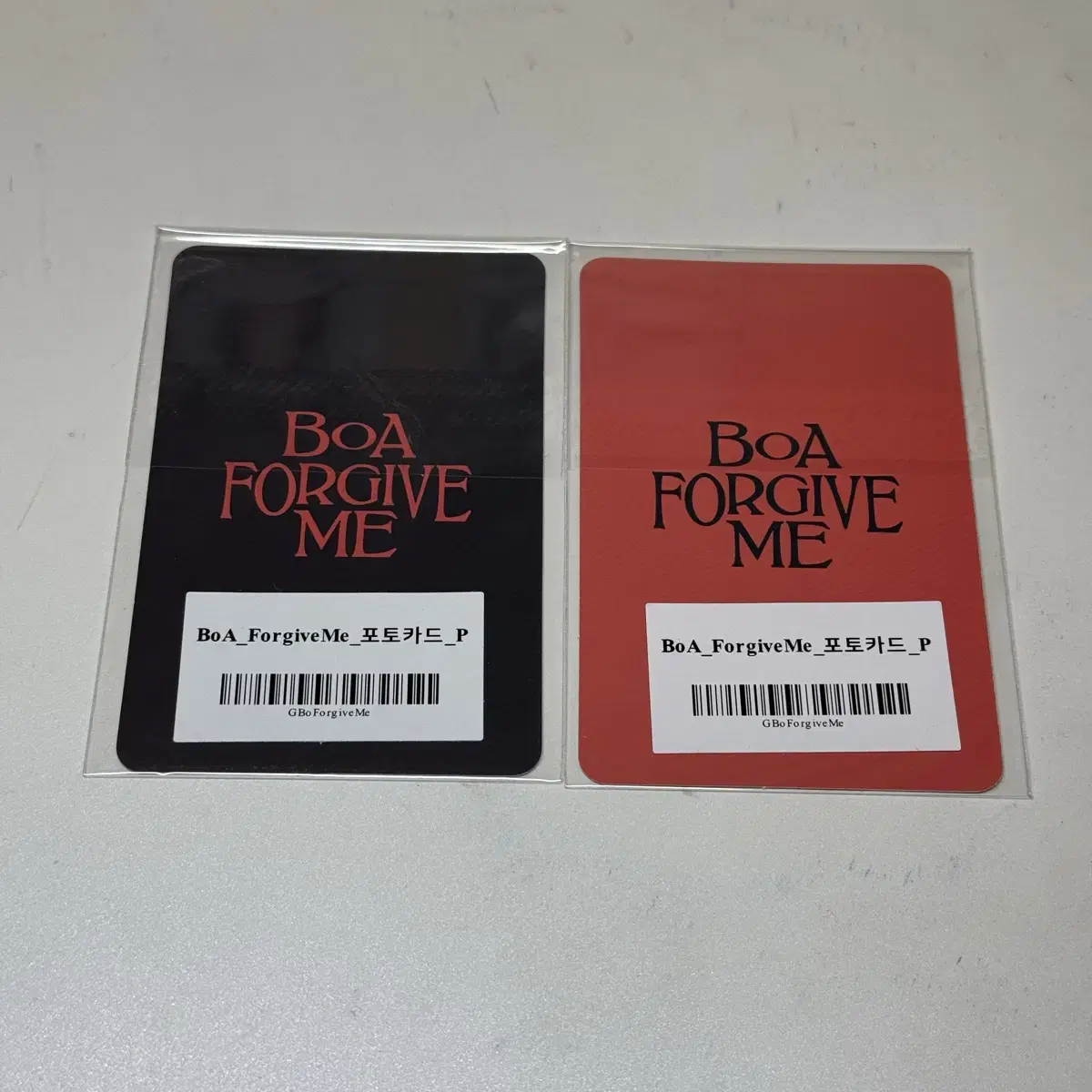 BoA 보아 Forgive Me 포카 (슴스토어 미공포)