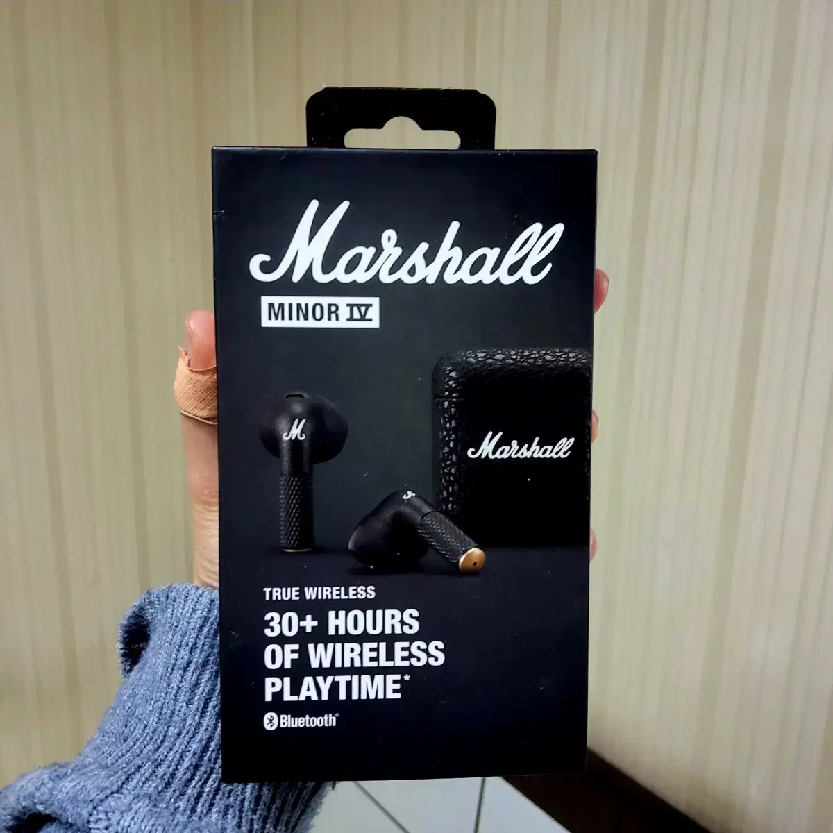 Marshall Minor 4 Bluetooth Earphones (unsealed) New