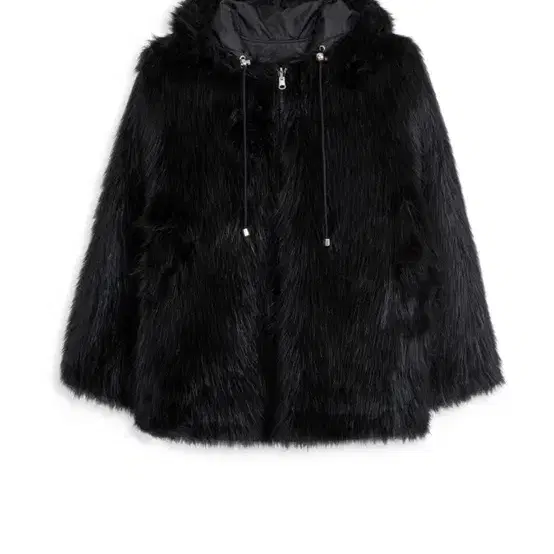 Open yy REVERSIBLE FUR HOOD JACKET 퍼자켓