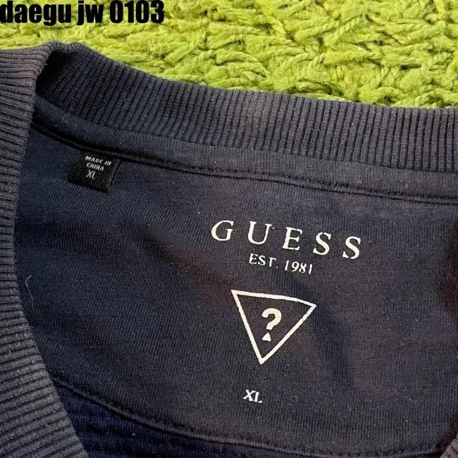 XL GUESS MTM 게스 맨투맨