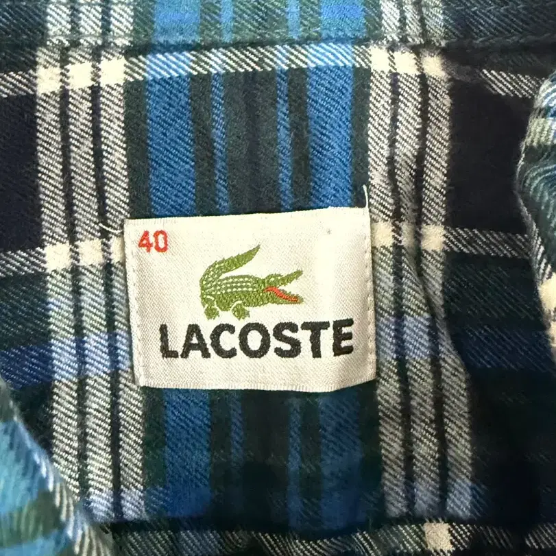 Lacoste 라코스테 타탄체크 셔츠 남방