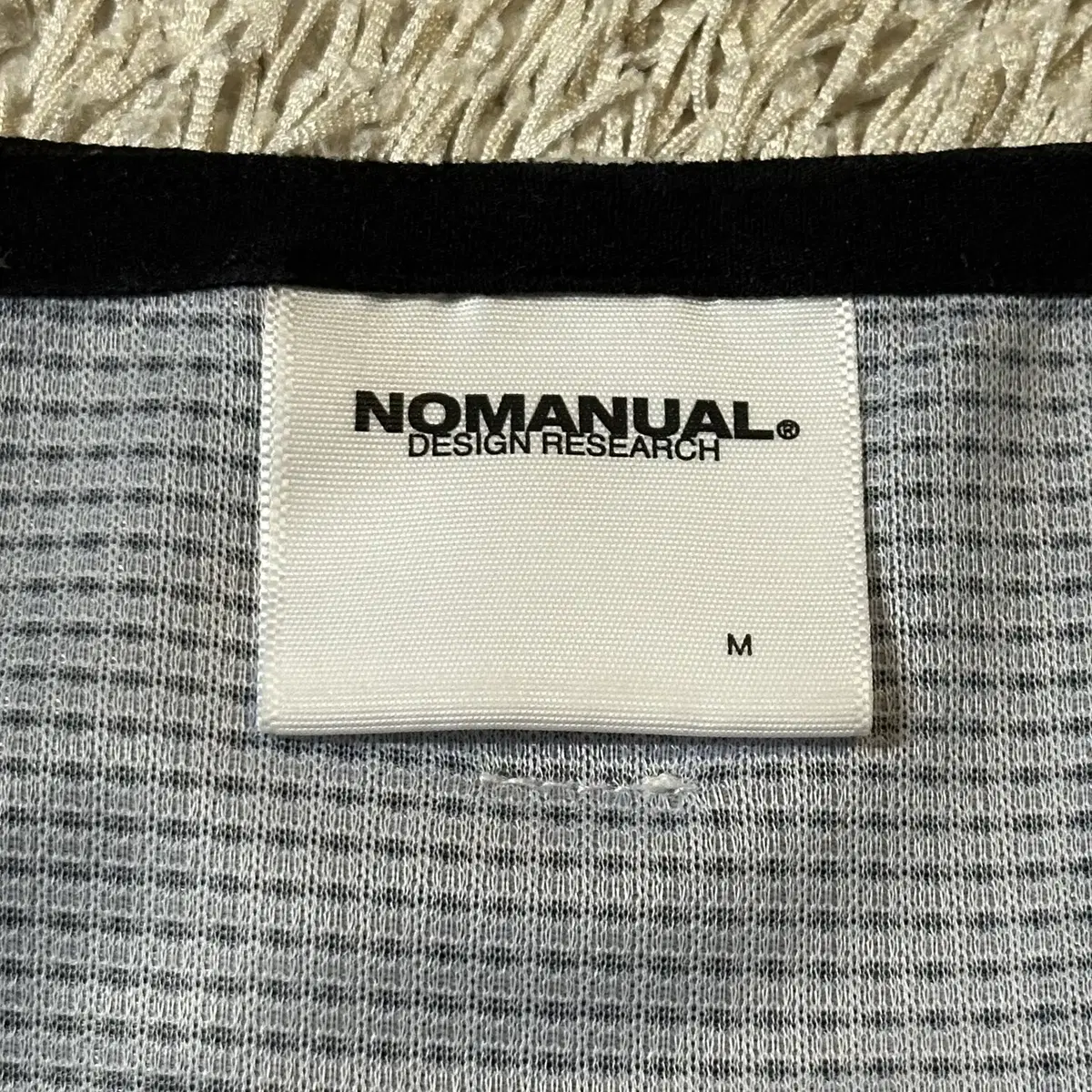 [M] 노매뉴얼 NOMANUAL 모토크로스 져지 화이트