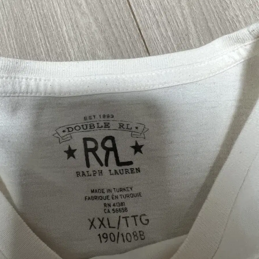 Rrl 더블알엘 로고 반팔 티셔츠 xxl