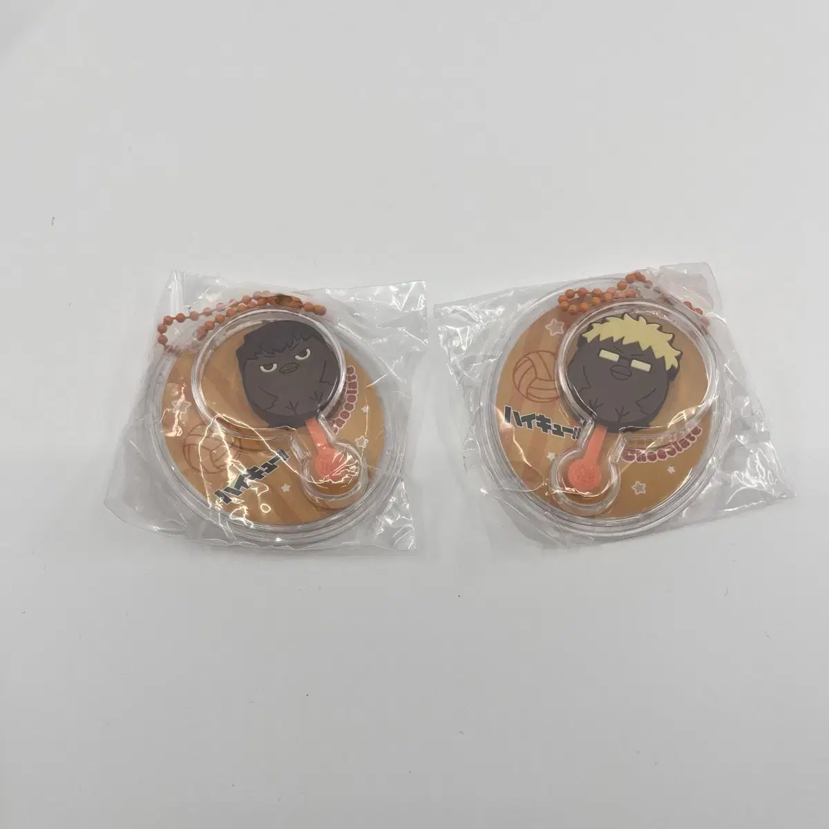 Haikyuu Chocolate Mascot Charm keyring Sold by Kageyama Tsuki, Katsushima