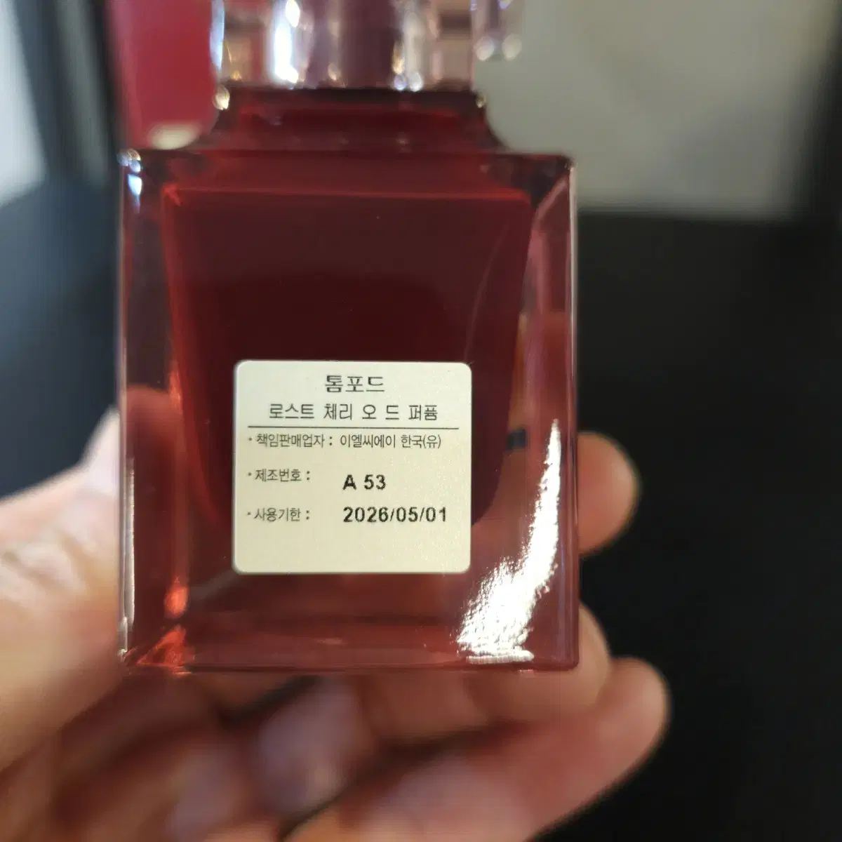 톰포드향수 로스트체리 백화점구매 30ml