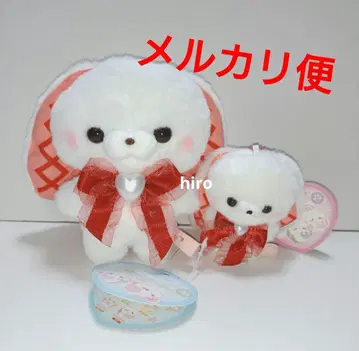 스쿠토타치상 호와토호리쿠 로뽀뽀뽀뽀 봉제 인형 빨강 2개입