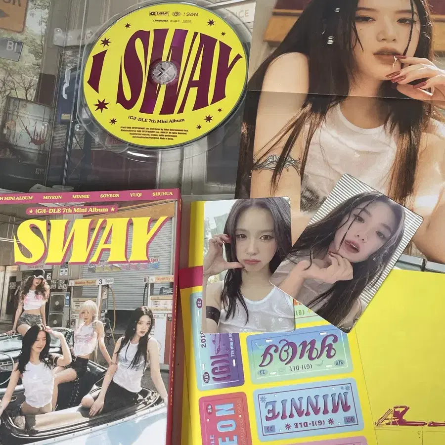 풀구성) 클락션 앨범 I SWAY 여자아이들 아이들